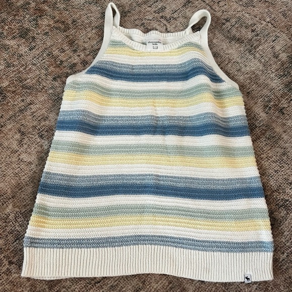 Abercrombie Kids Multicolor Knit Tank Size 11/12 - Picture 1 of 3